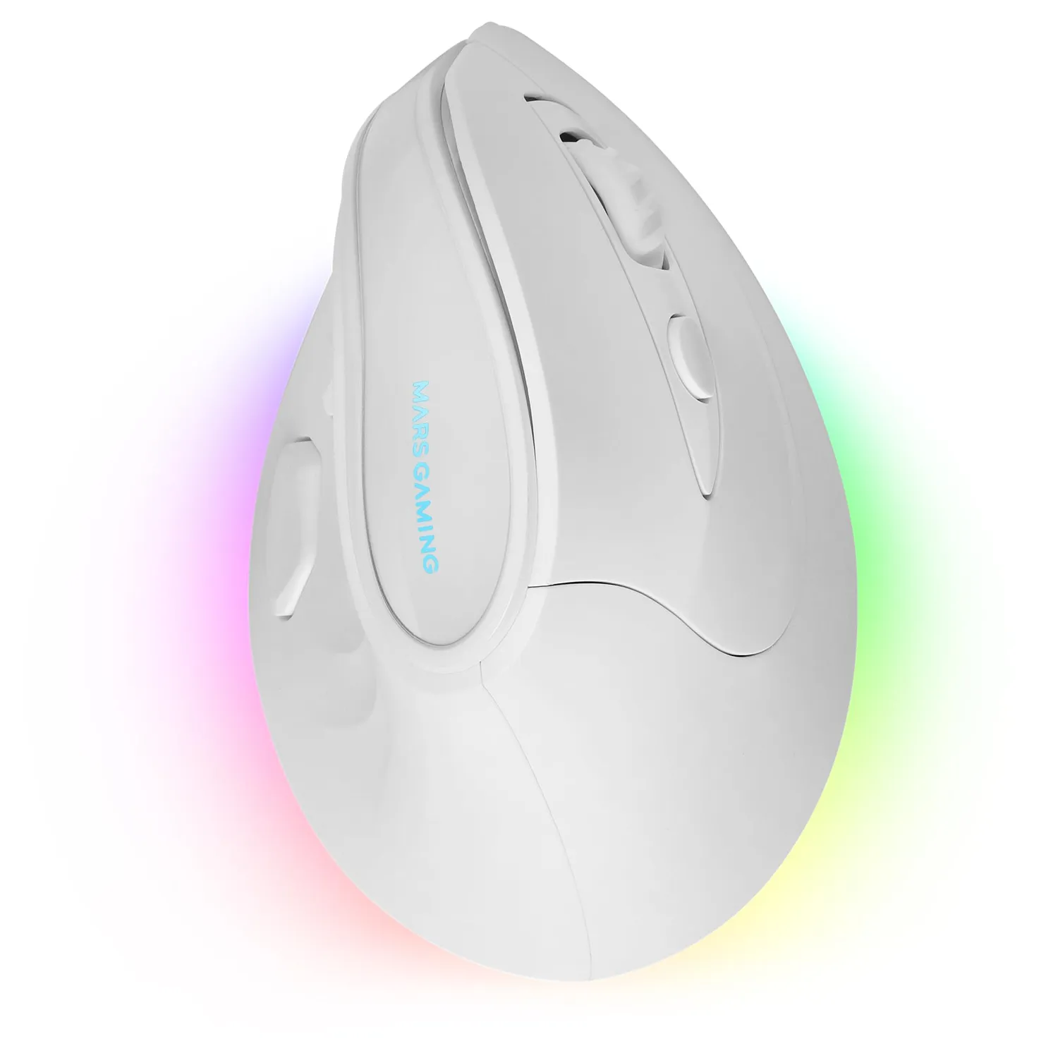 Mars Gaming MM-SK mouse verticale wireless bianco 8400DPI
