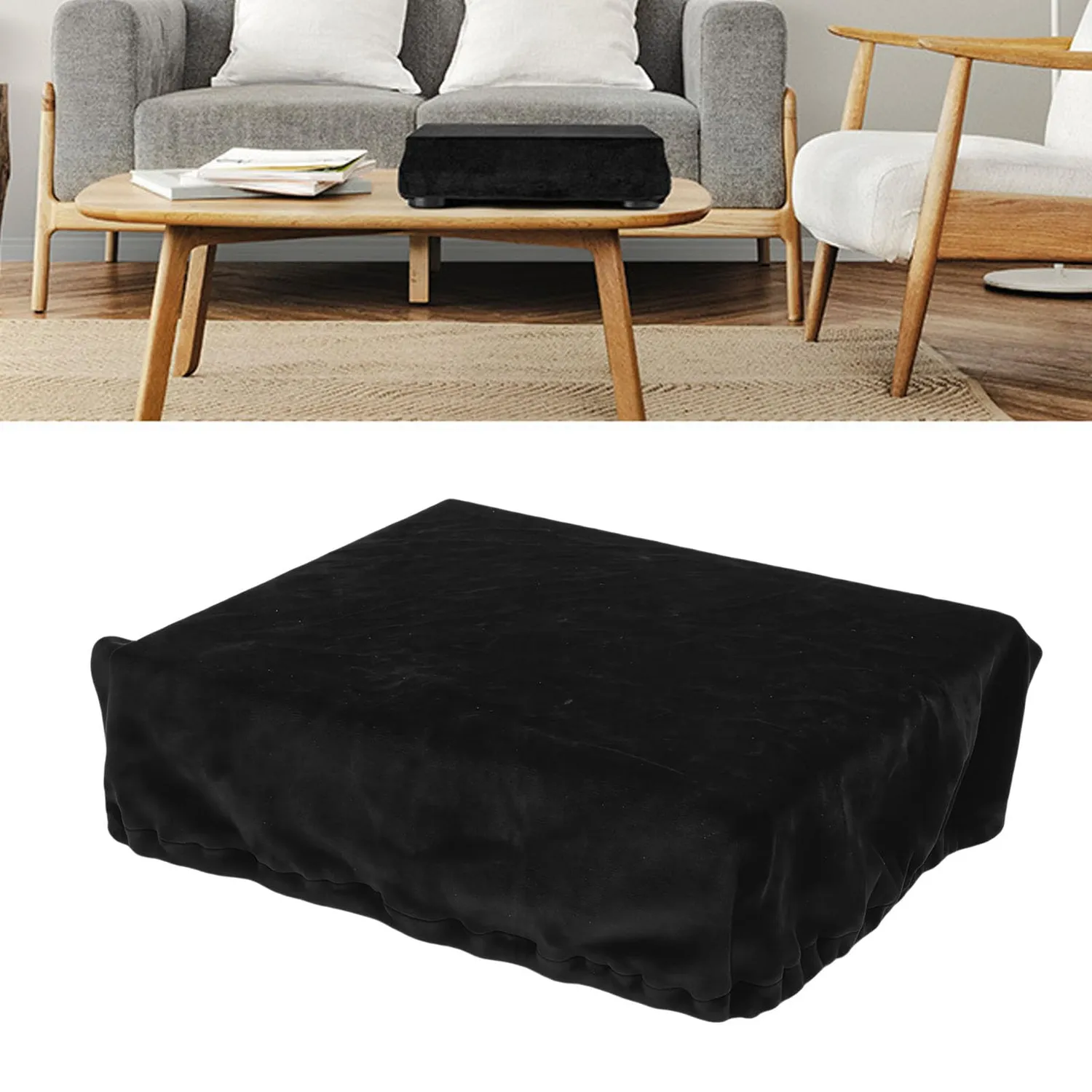 Zunate AT-LP60X copertura giradischi nera velluto