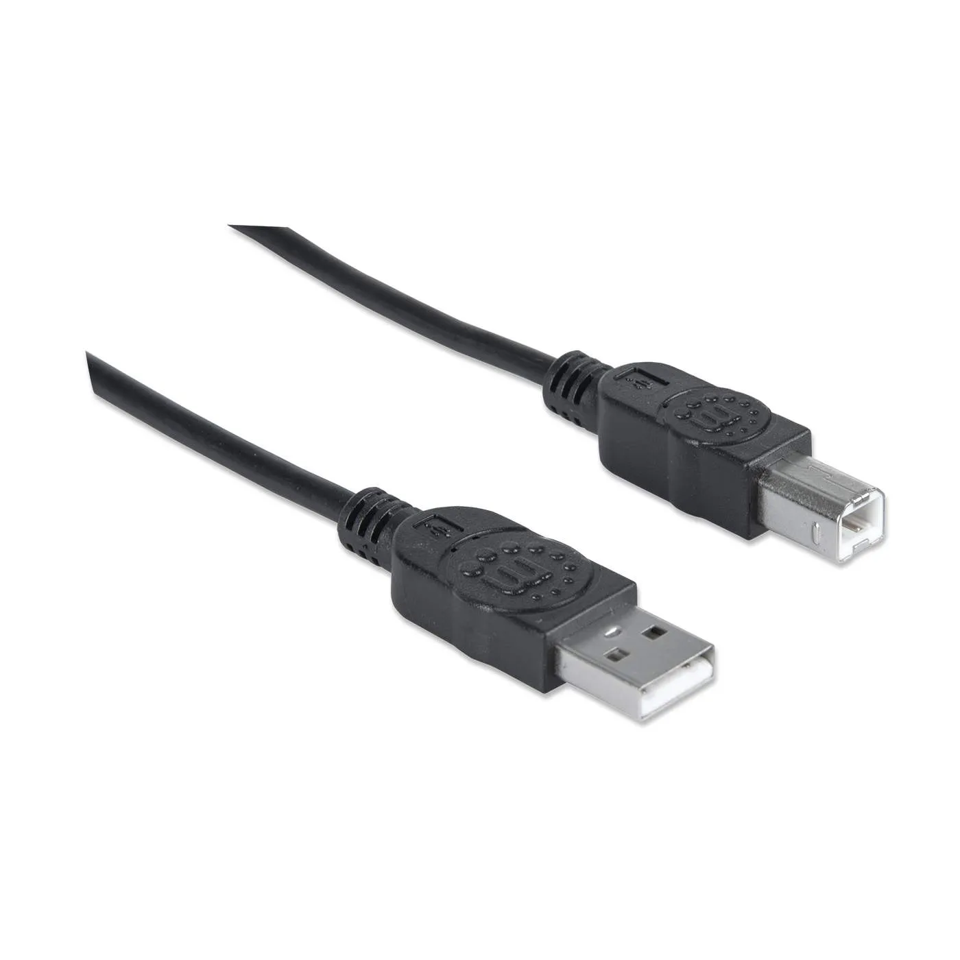 Manhattan Cavo USB 2.0 USB-A USB-B 1,8 m Nero Hi-Speed