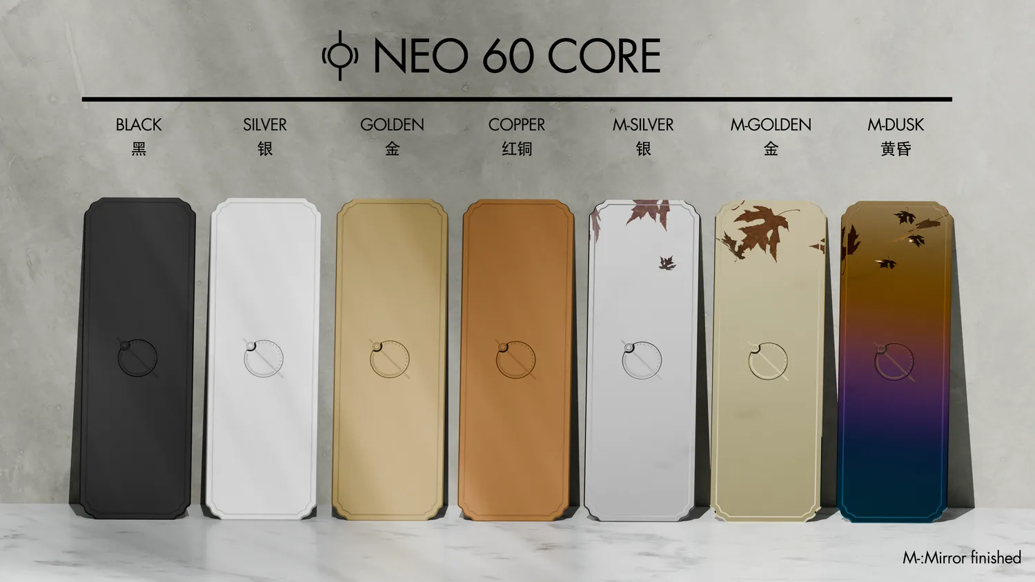 CoffeeKeys Neo60 Core tastiera 60% Nebula tri-mode hotswap