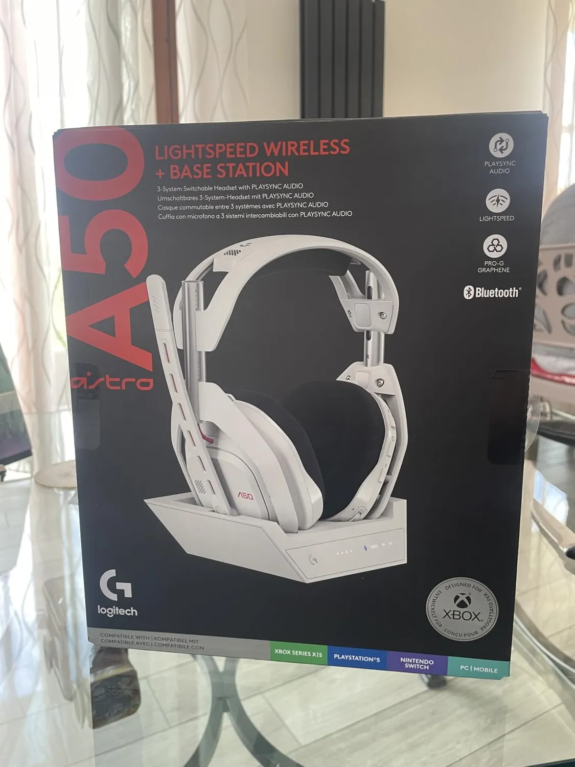 Logitech G Astro A50 cuffie gaming wireless base 24 bit