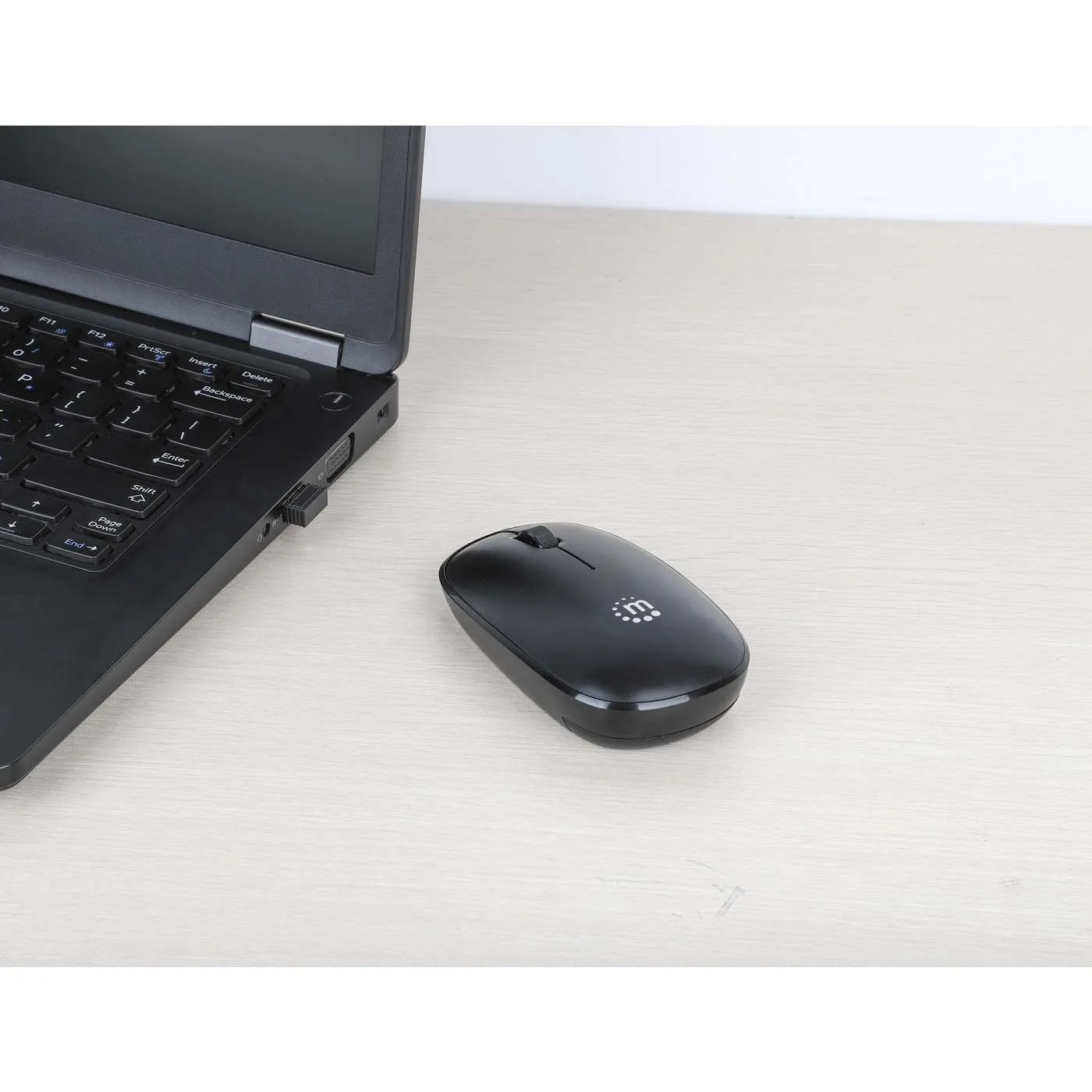 Manhattan MW3050 mouse wireless nero 1200 DPI