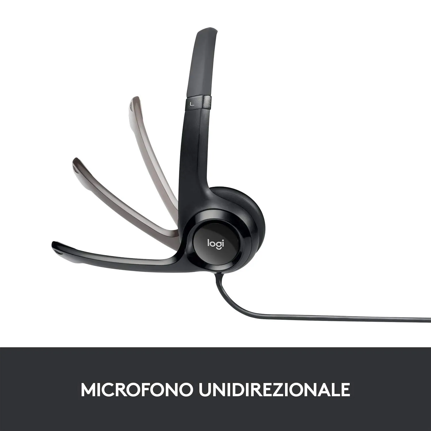 Logitech Education cuffie cablate USB con microfono 85dB