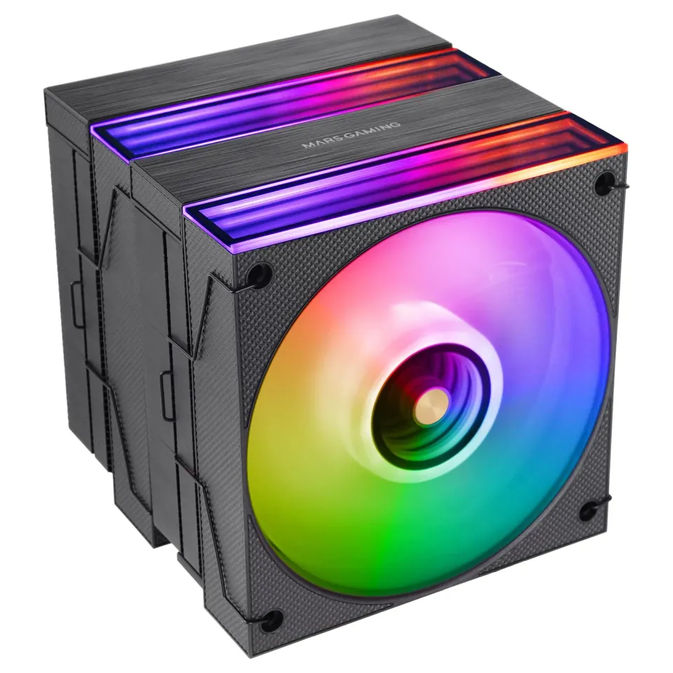 Mars Gaming MCPU-X26 dissipatore ad aria nero dual tower 350W