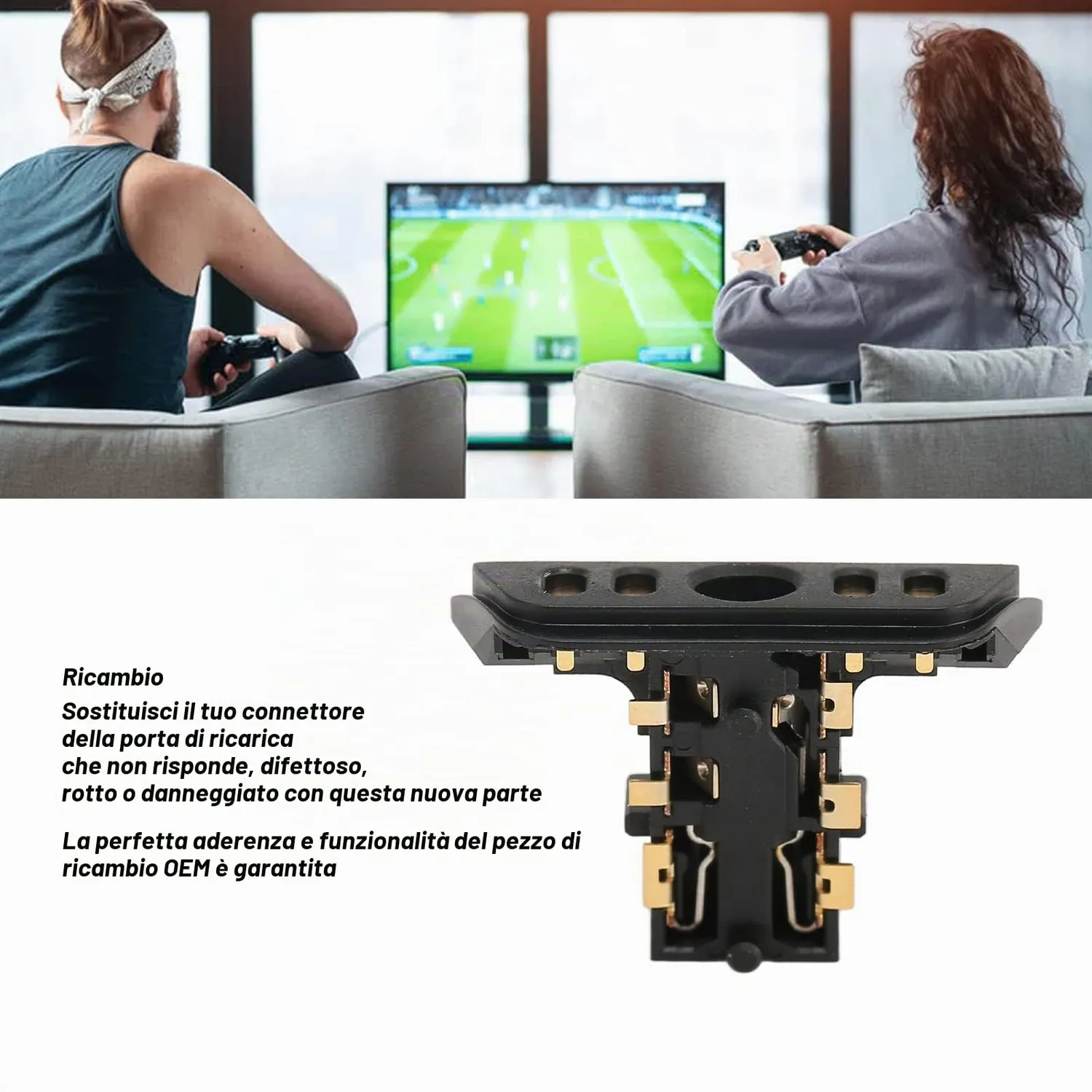 Zunate presa jack cuffie ricambio console con scatola