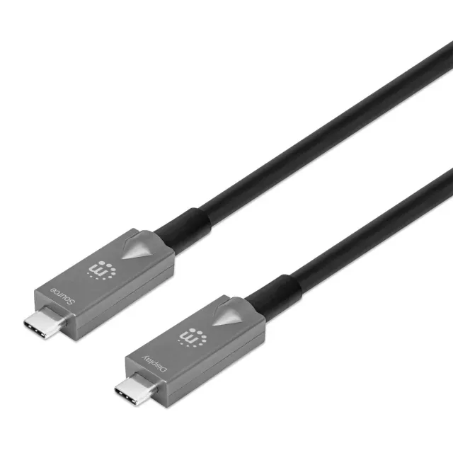 Manhattan cavo USB-C ottico attivo 10 m 10Gbps 60W 4K