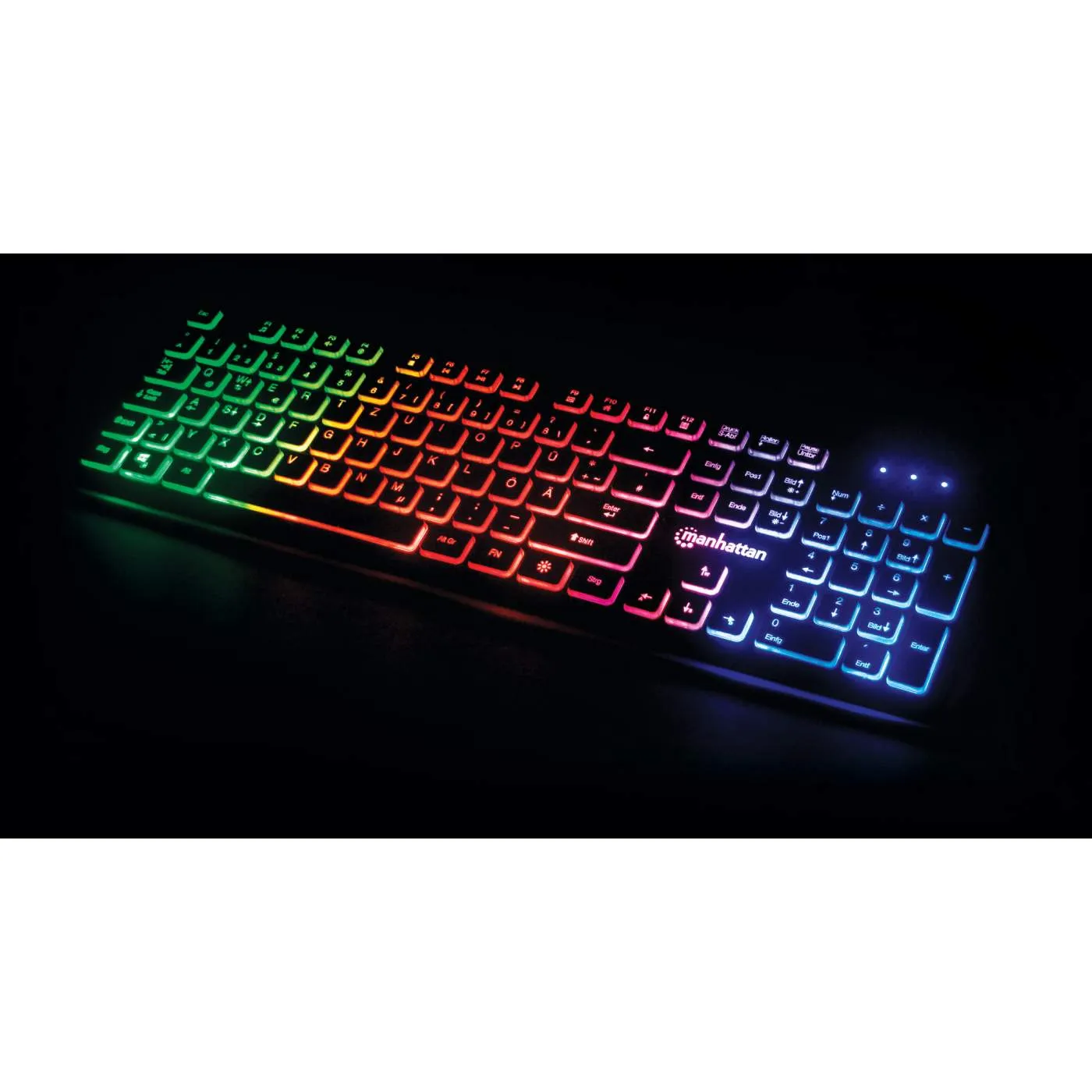Manhattan Gaming tastiera USB Low-Force retroilluminata