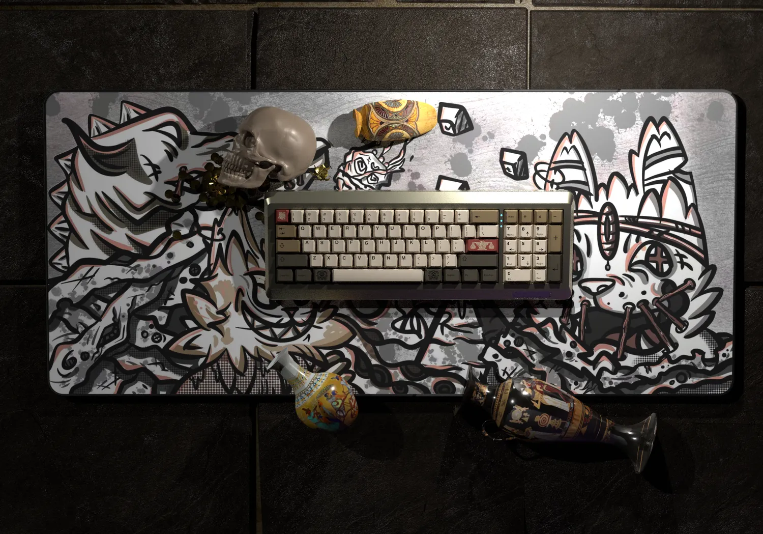 CoffeeKeys MW Nile keycaps PBT profilo Cherry