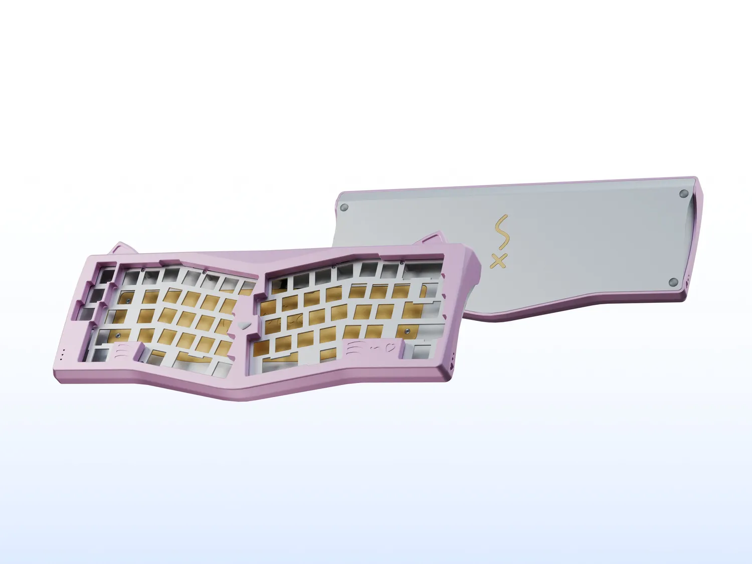 Nyawice Kit Tastiera Meccanica Orange Solder PCB