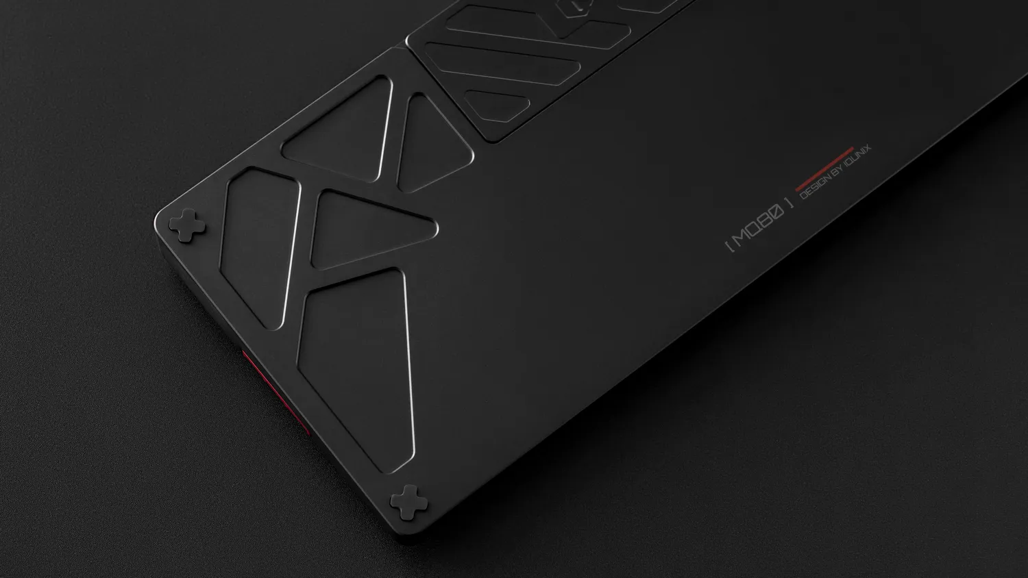 IQUNIX MQ80 tastiera nero alluminio low profile