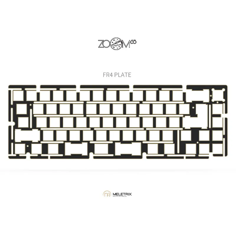 Zoom65 piastra plate alluminio ottone PC FR4 65%