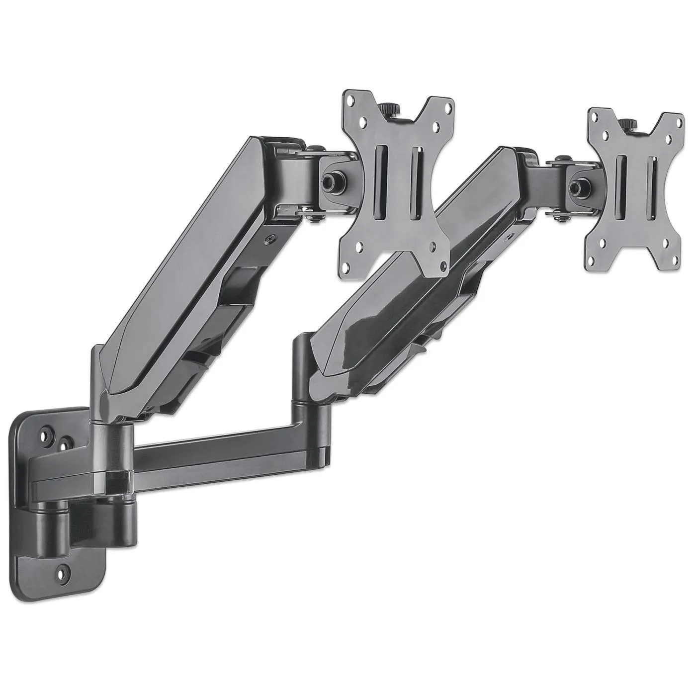 Manhattan supporto 2 monitor a muro 17-32" gas 8kg