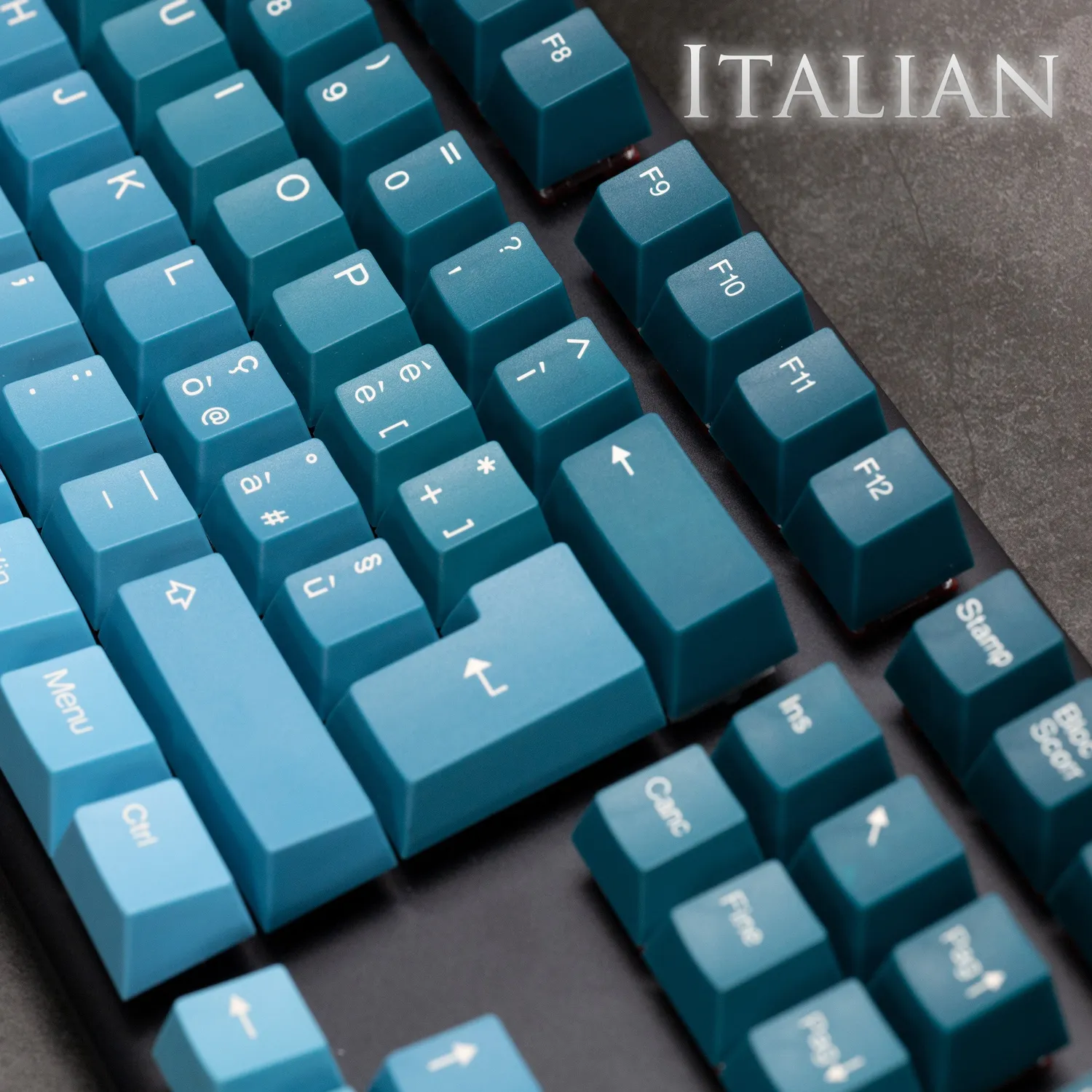 CoffeeKeys Pine Green keycap ABS ISO-IT 141 tasti