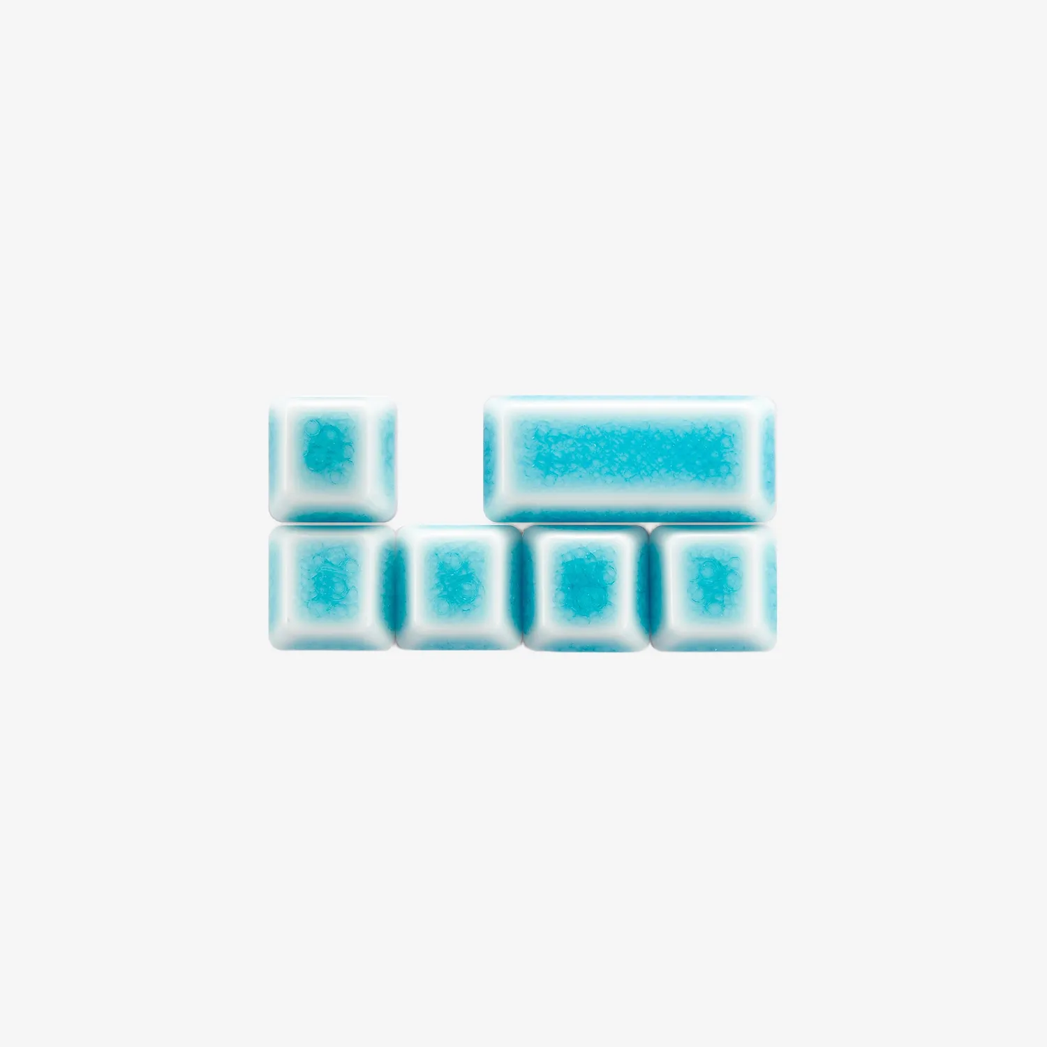 Cerakey D Set-Add tasti ceramica White Blank aggiuntivi