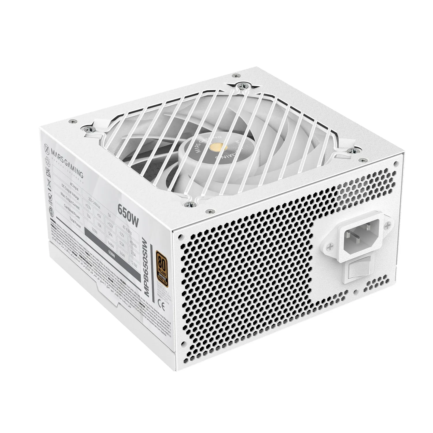 Mars Gaming MPB650SI alimentatore 650W Bronze silenzioso
