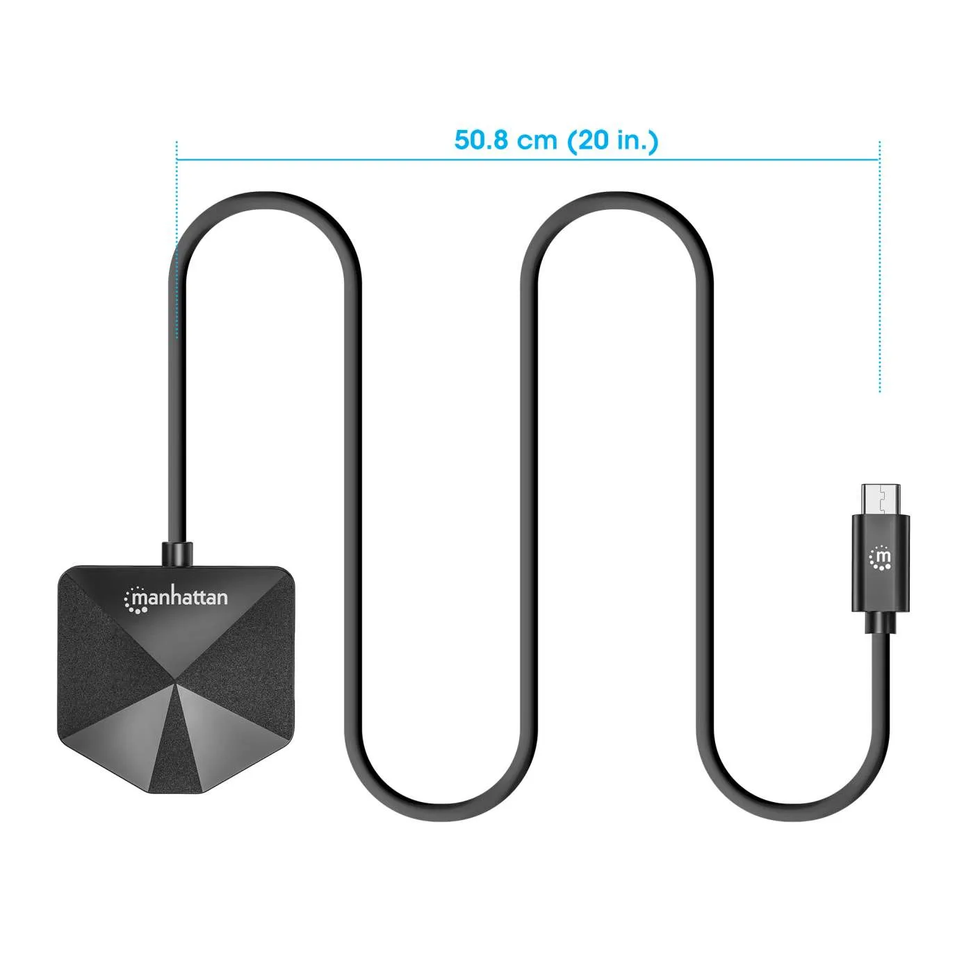 Manhattan 4-Port USB 3.0 Combo Hub 2x2 usb 2+2 porte