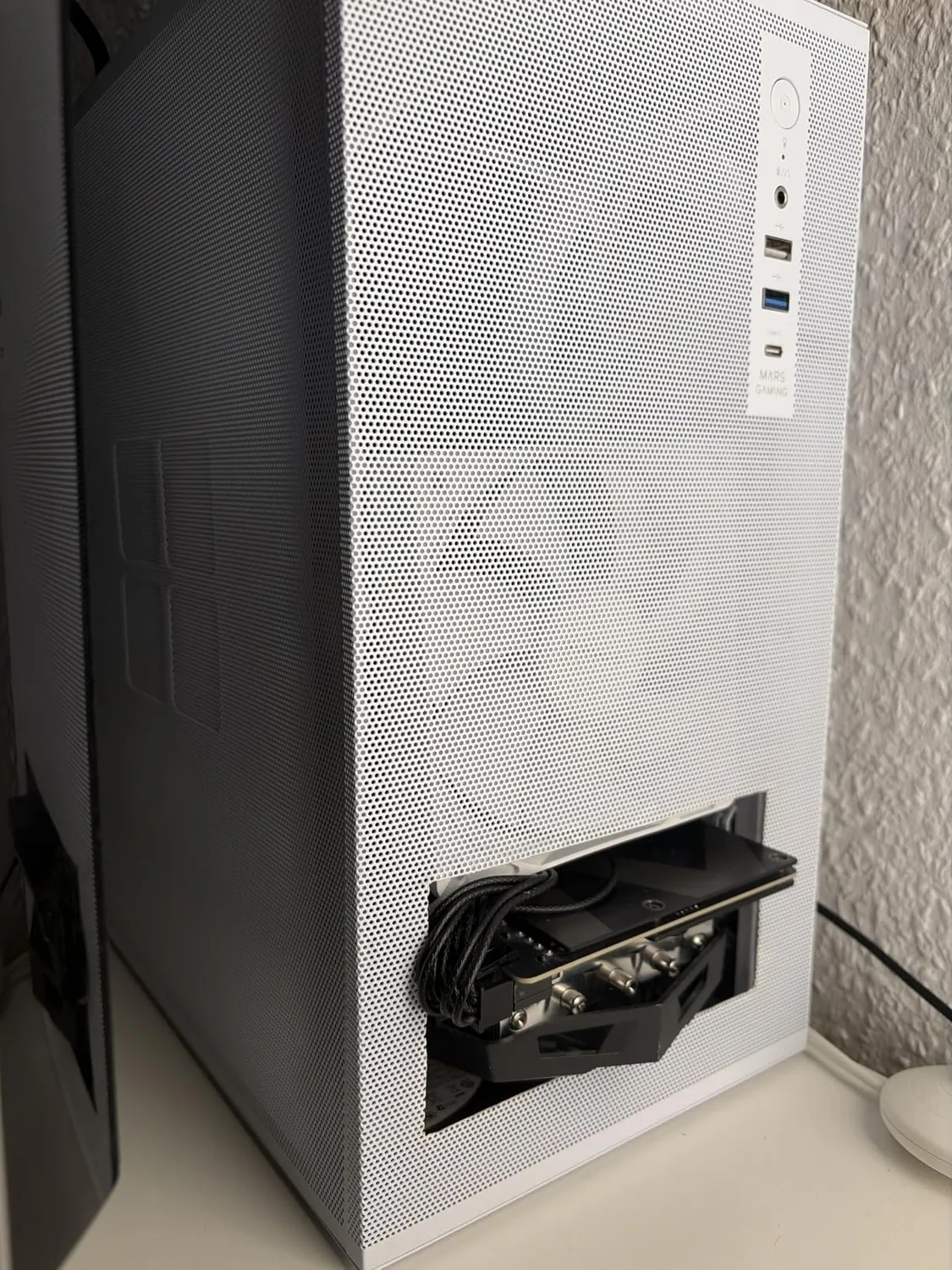 Mars Gaming MC-MeshPro case microATX bianco mesh