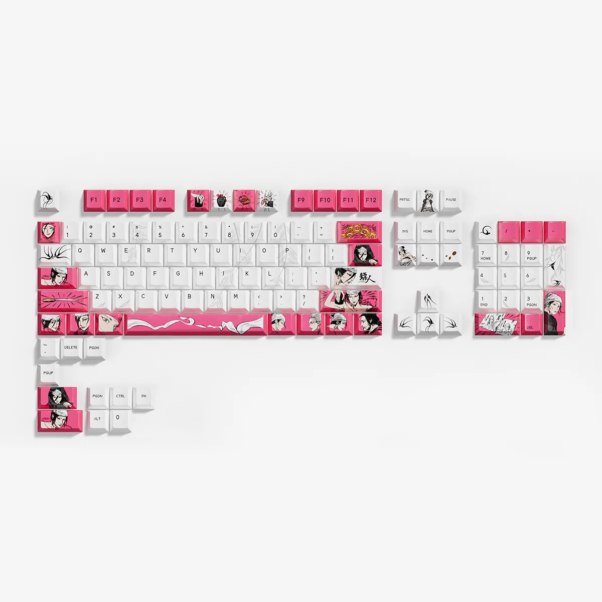 Cerakey Blades of the Guardians keycap novelty Dao Ma