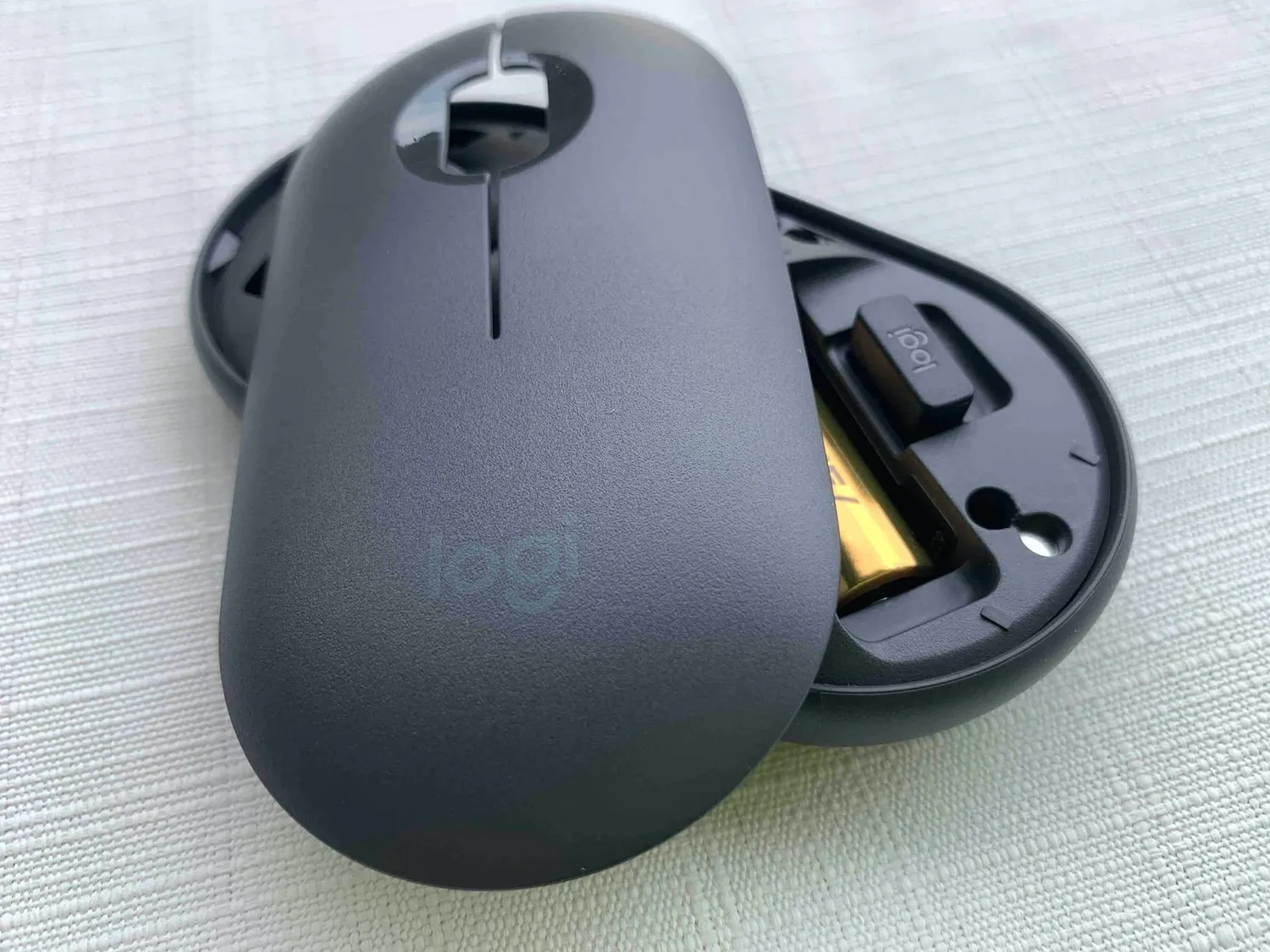 Logitech Pebble M350 mouse wireless grafite silenzioso