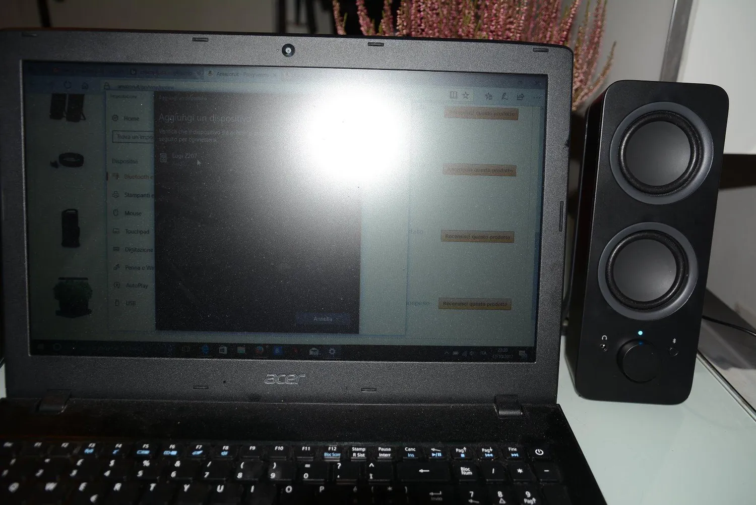 Logitech Z207 altoparlanti PC Bluetooth neri 10W con jack