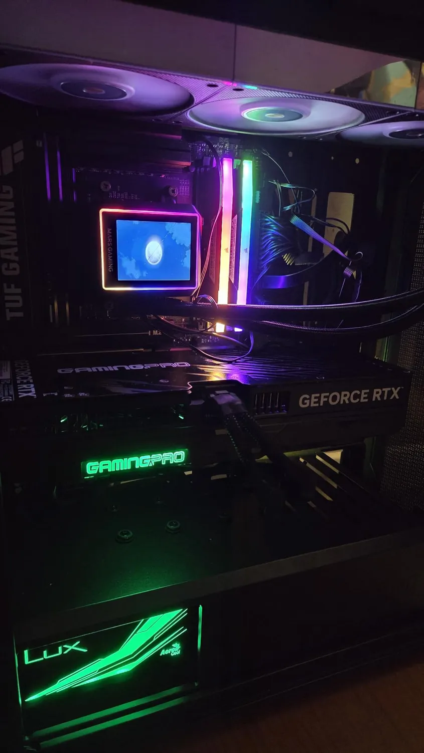 Mars Gaming ML-VISIONII360 Dissipatore Liquido Nero Display