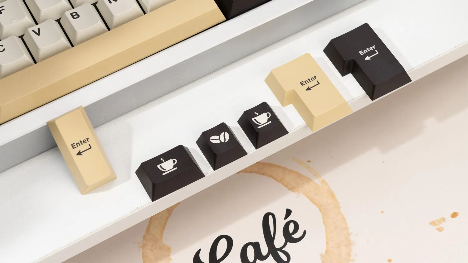 Wuque WS Café keycap PBT double-shot set