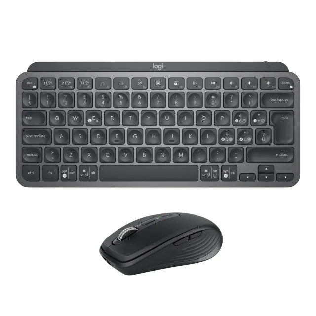 Logitech MX Keys Mini MX Anywhere 3 kit grafite retroilluminato