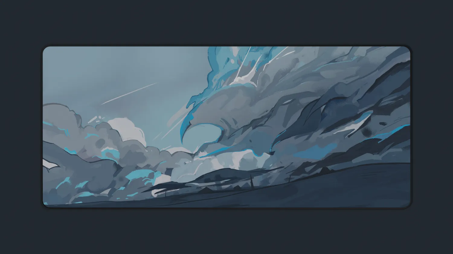 GMK Tempest Deskmat tappetino Storm grafica tempesta