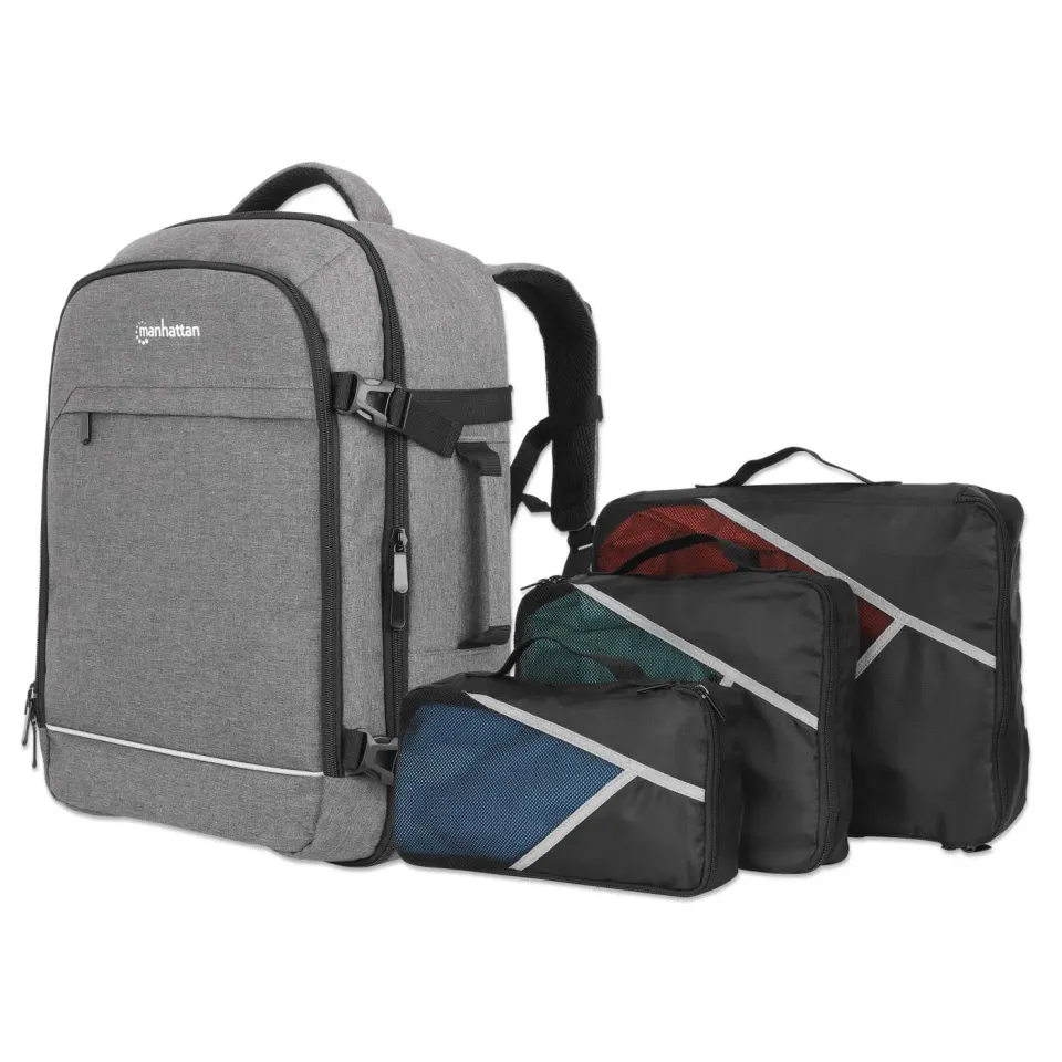 Manhattan Rome Zaino Porta PC 17.3" Grigio Viaggio