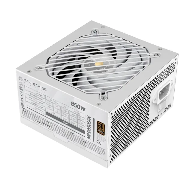 Mars Gaming MPB850SIW alimentatore ATX 850W bianco Bronze