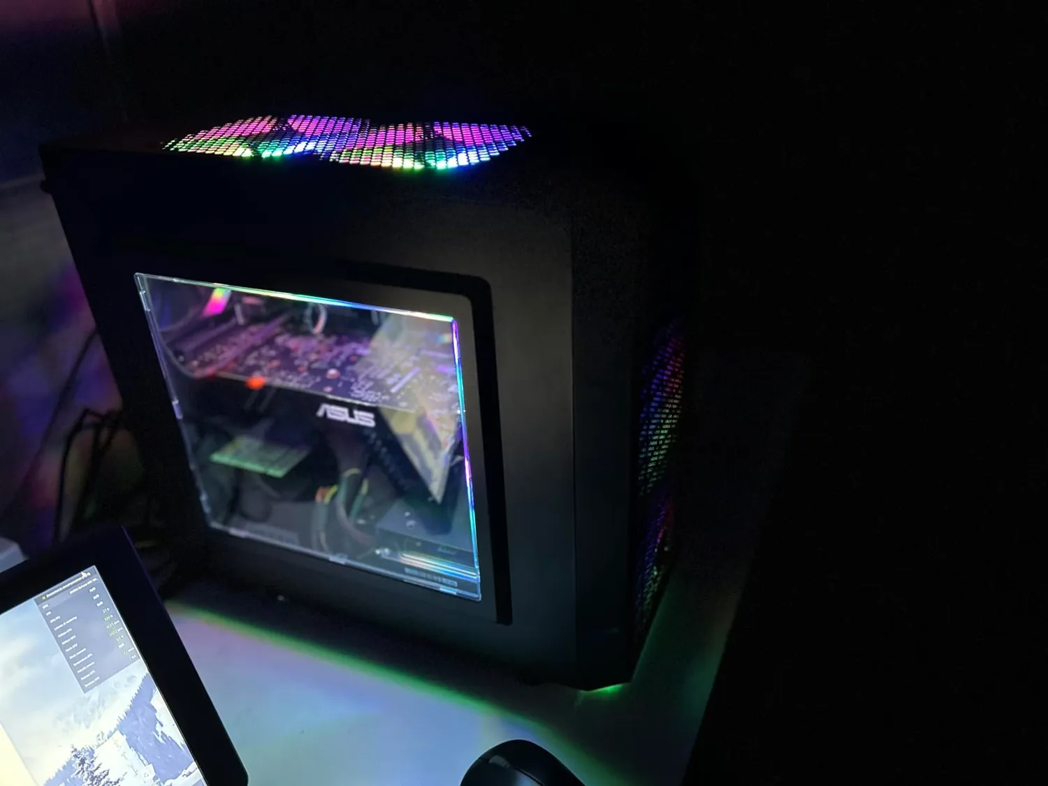 Mars Gaming MF-DUO kit 2 ventole PC FRGB nero 120mm