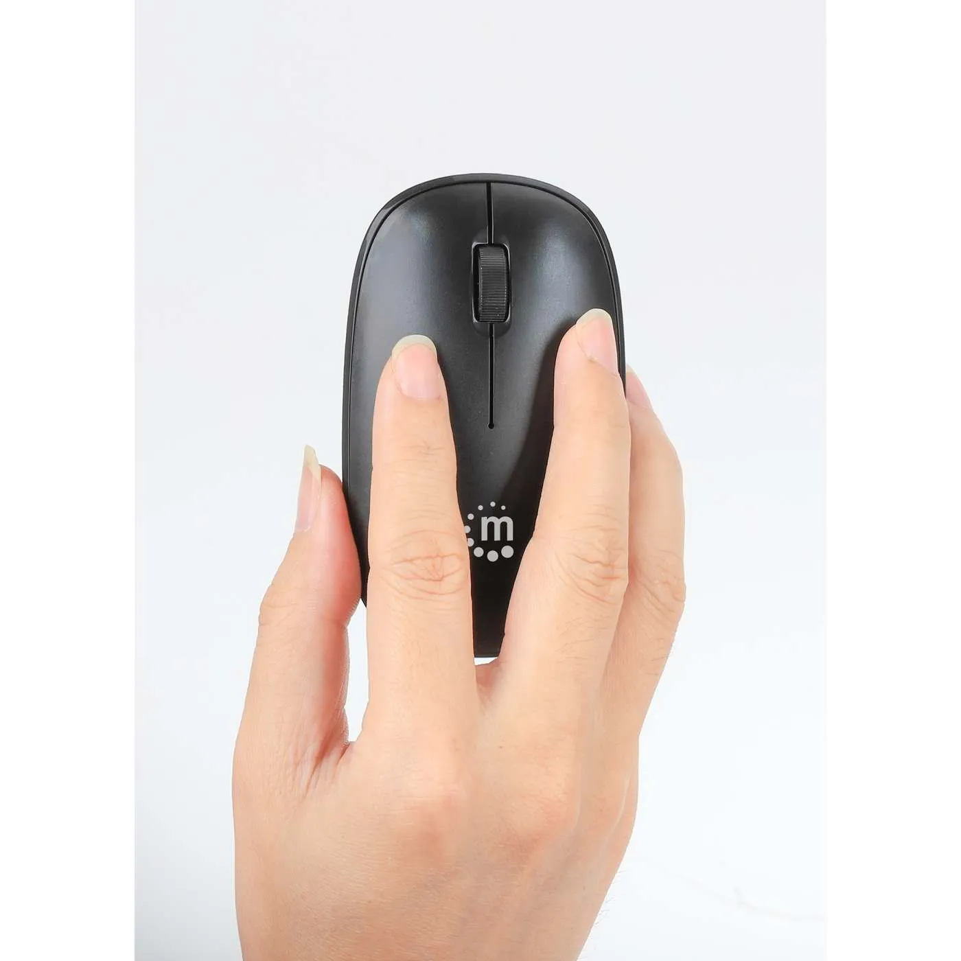 Manhattan MW3050 mouse wireless nero 1200 DPI