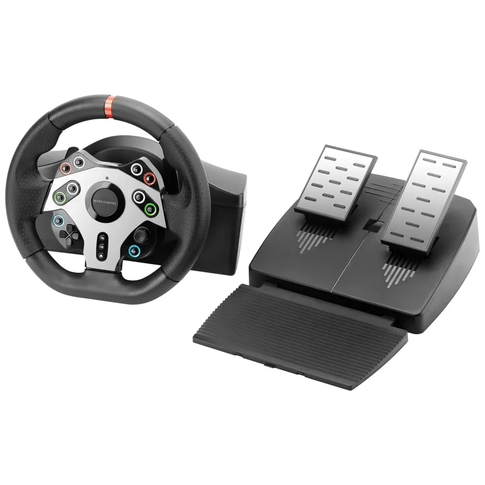 Mars Gaming MWH-RSXTWO volante gaming 270° + pedaliera