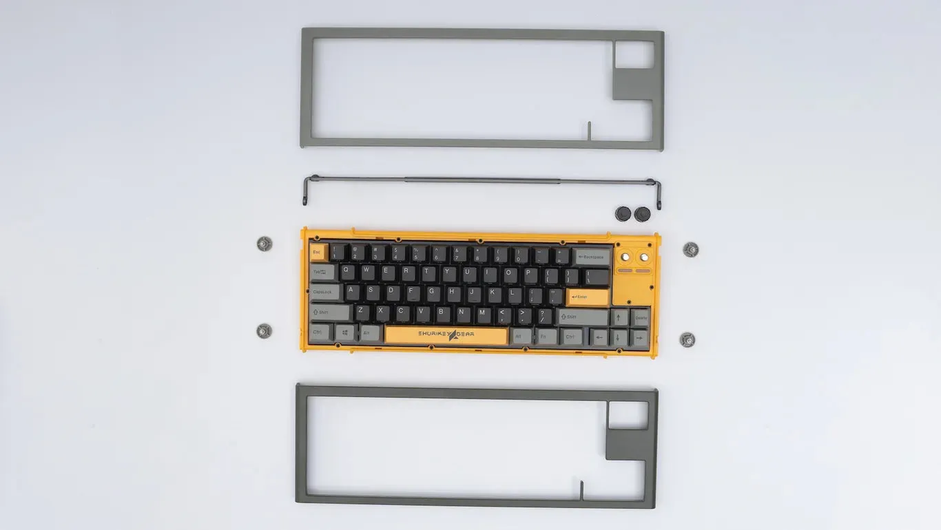 Shurikey Hanzo Vintage Computer tastiera 60% retrò