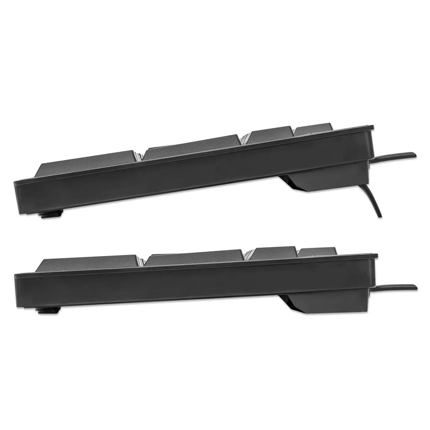 Manhattan Tastiera Cablata USB 104 Tasti QWERTY Nera 1,3 m