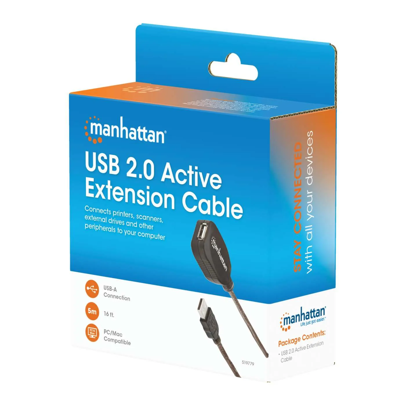 Manhattan cavo prolunga USB 2.0 attivo 480 Mbps