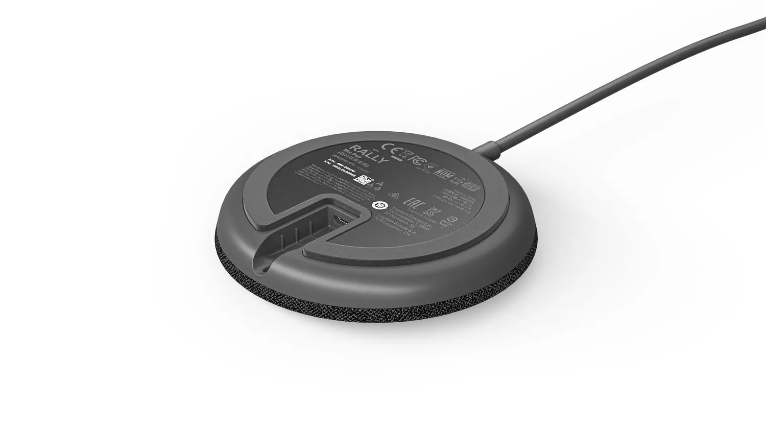 Logitech Rally Mic Pod microfono da tavolo grafite