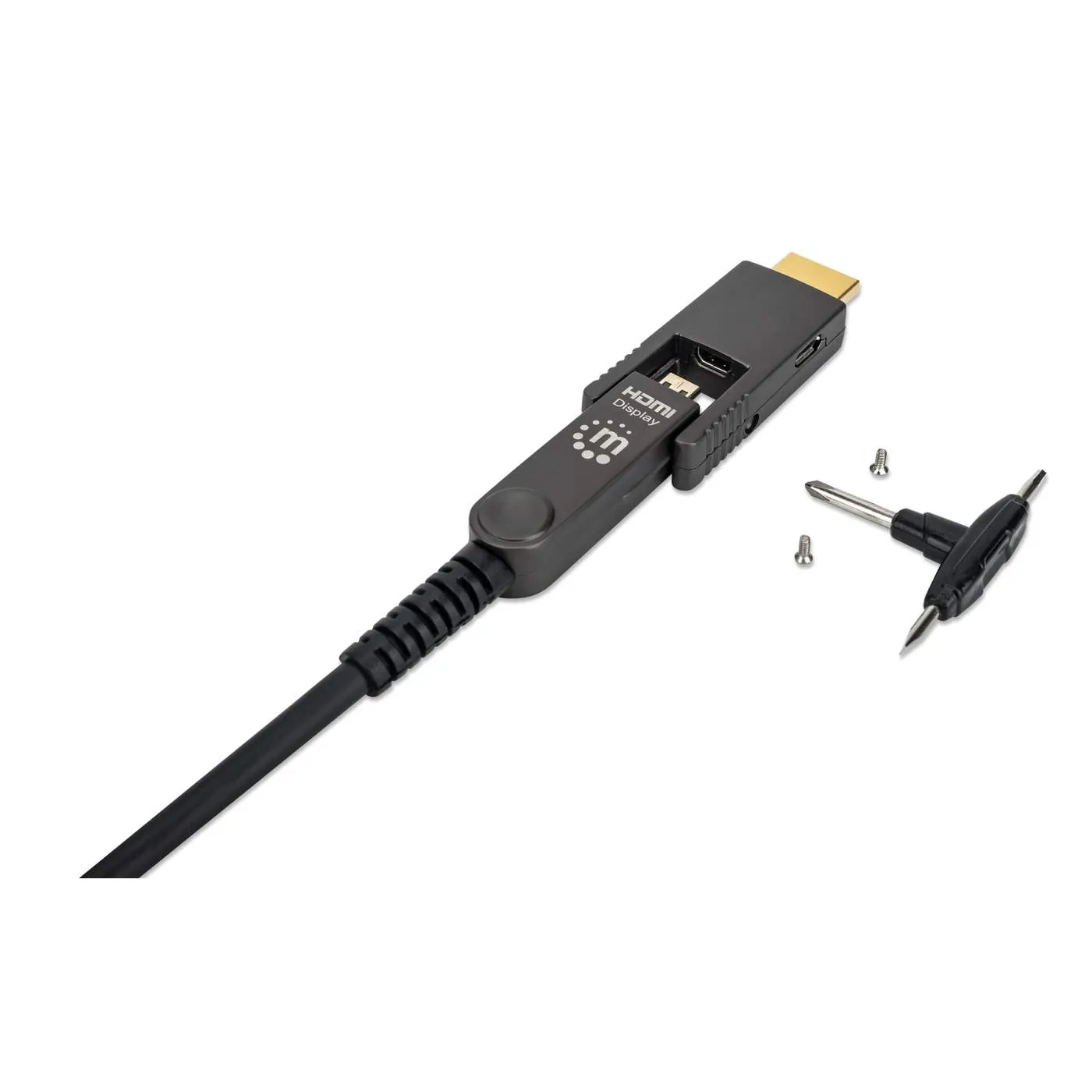 Manhattan HDMI cavo ottico attivo 4K 60Hz 30 m