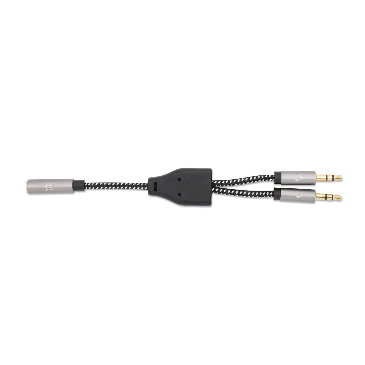 Manhattan cavo adattatore cuffie jack 3,5mm Y microfono