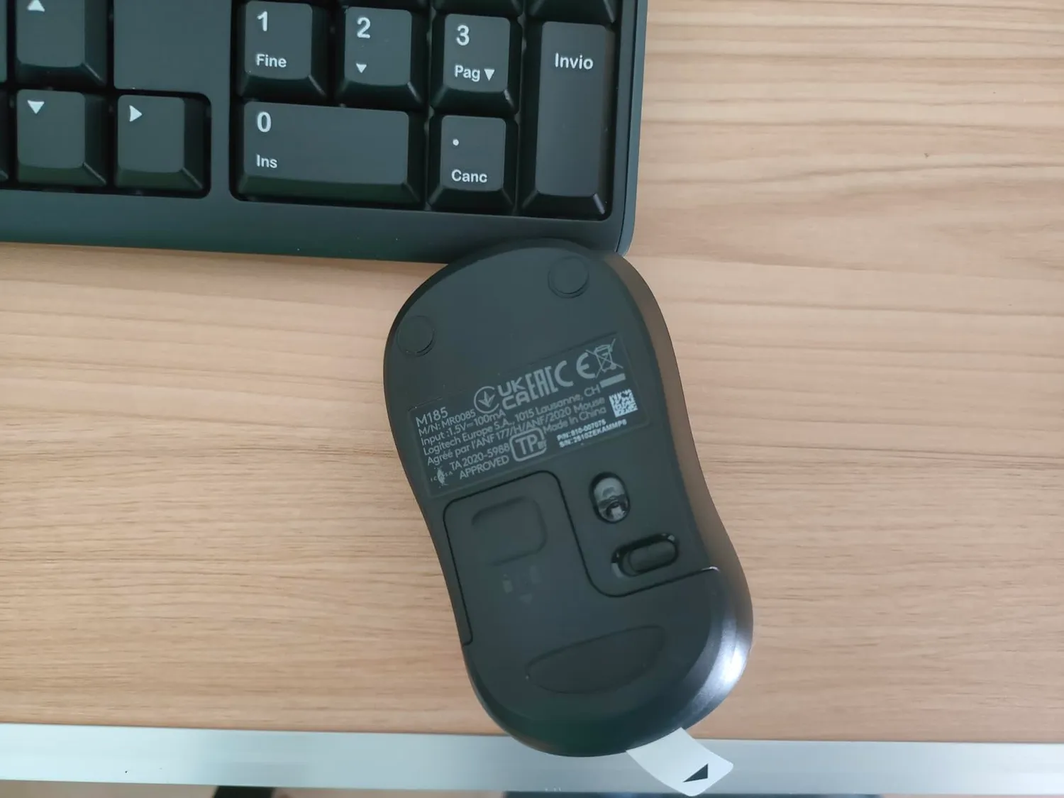 Logitech MK270 Combo Tastiera e Mouse Wireless ITA QWERTY