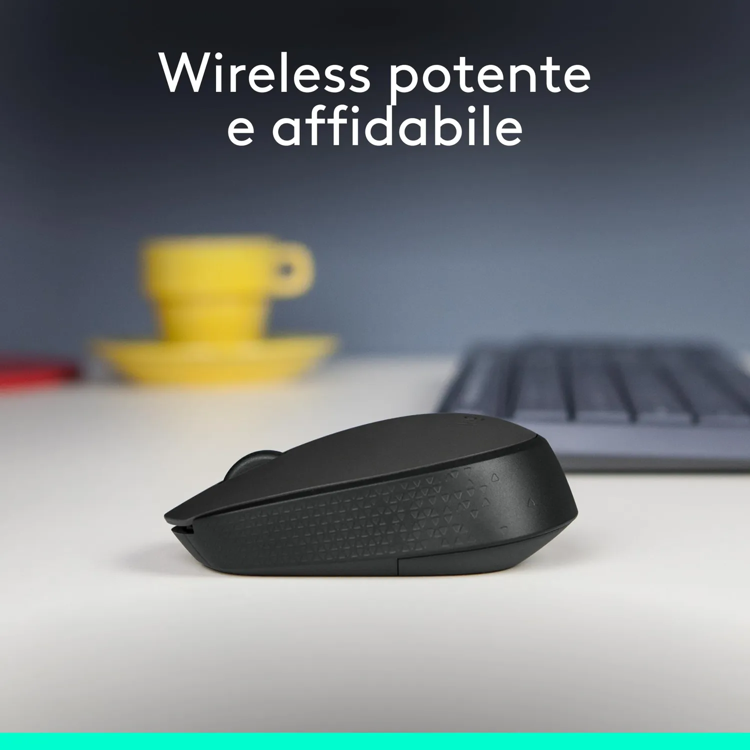 Logitech M171 mouse wireless nero 2,4 GHz ambidestro