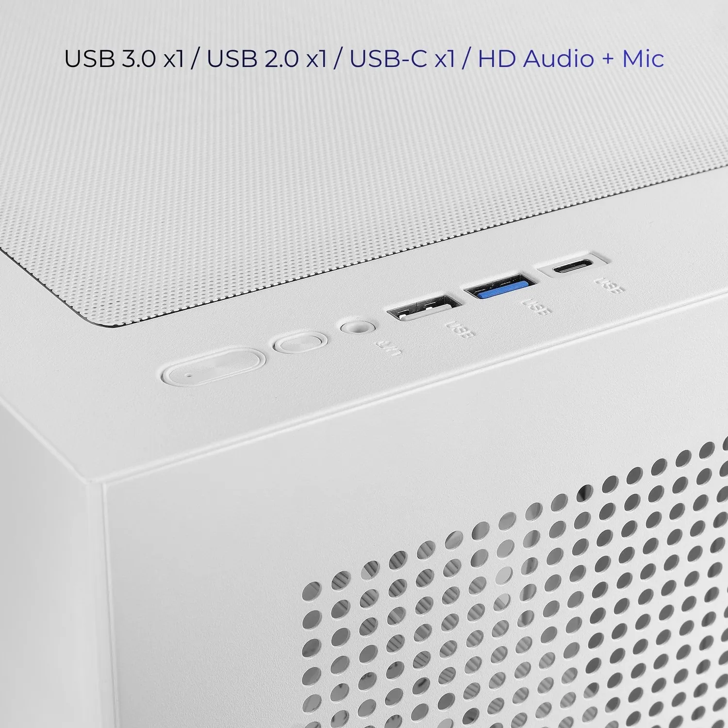 Mars Gaming MCVPRO Case PC ATX Bianco 5 Ventole ARGB