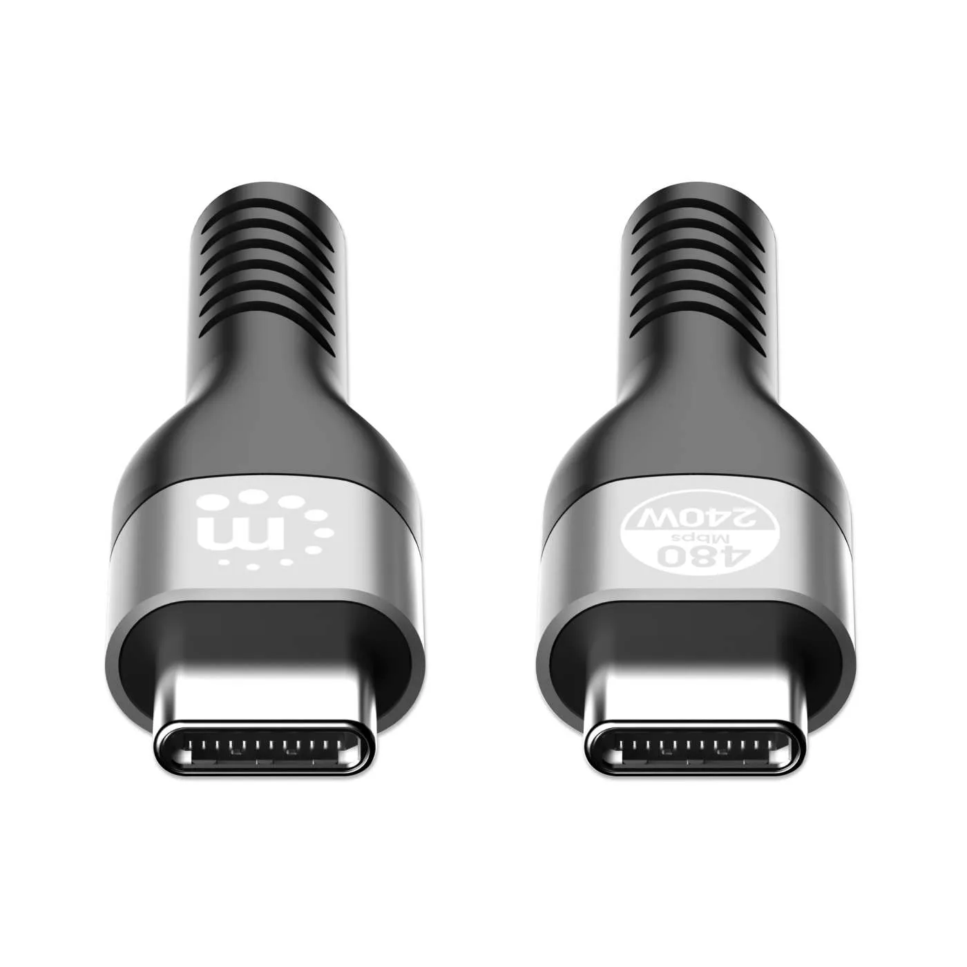 Manhattan Cavo Ricarica USB-C 240W PD 3.1 2 m Nero