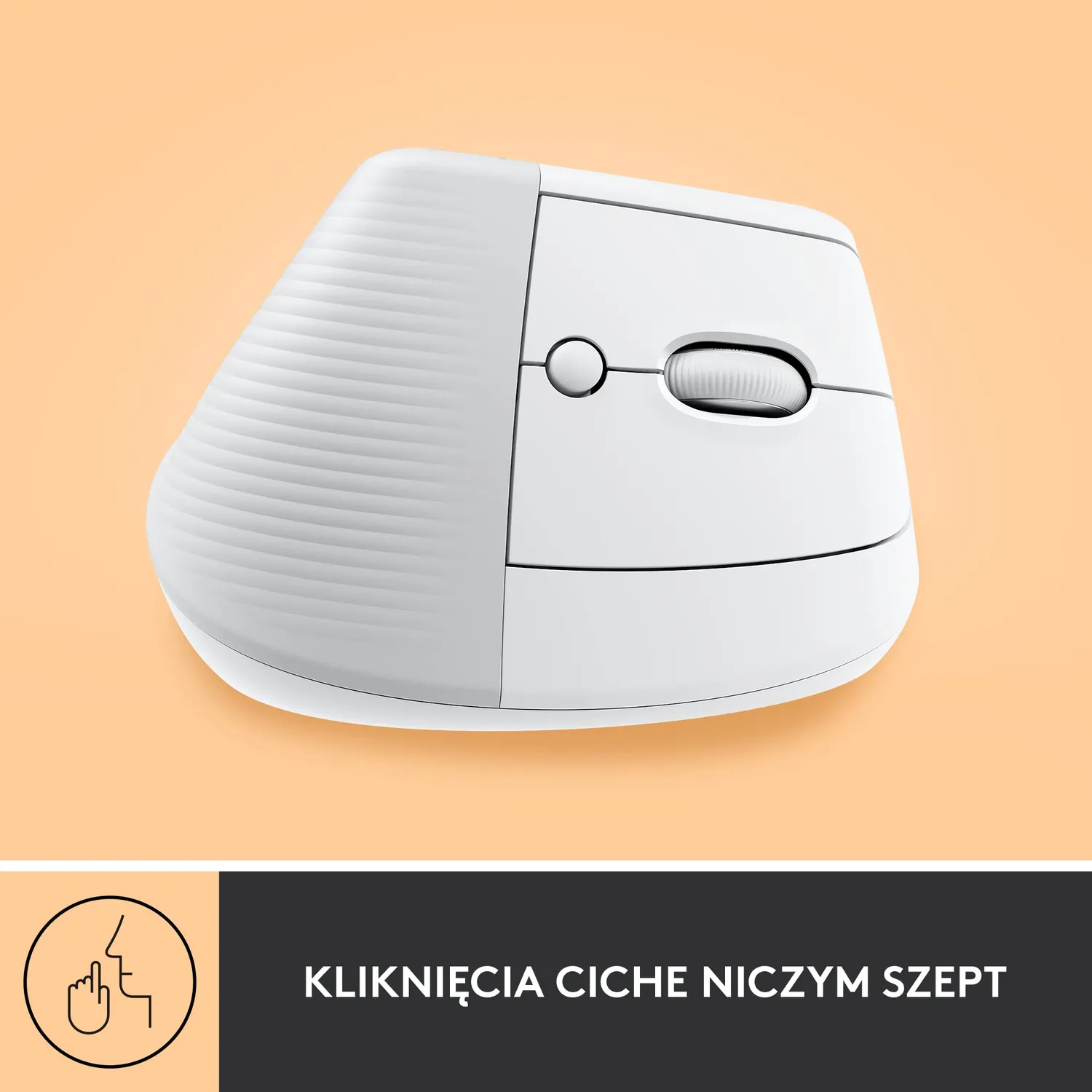 Logitech Lift for Business mouse verticale wireless bianco