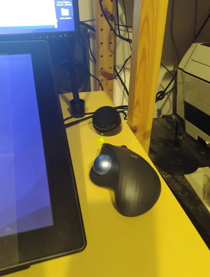 Logitech ERGO M575 Mouse Trackball Wireless Bluetooth Nero