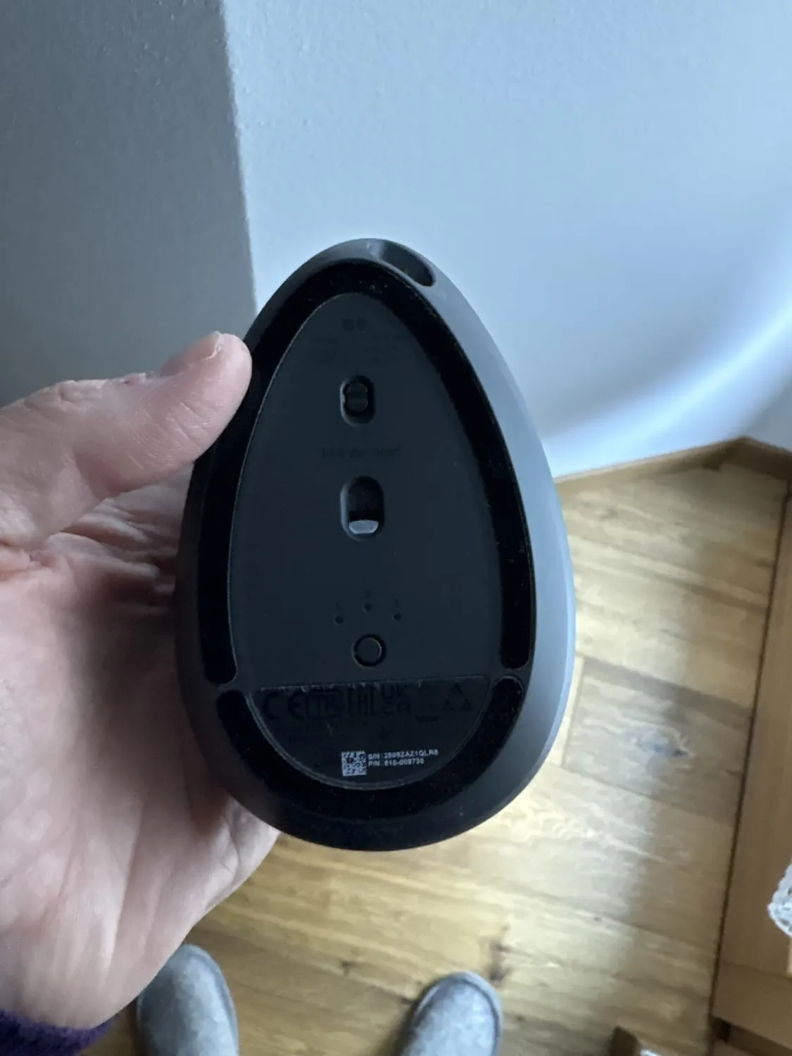 Logitech MX Vertical mouse wireless ergonomico 4000dpi grafite