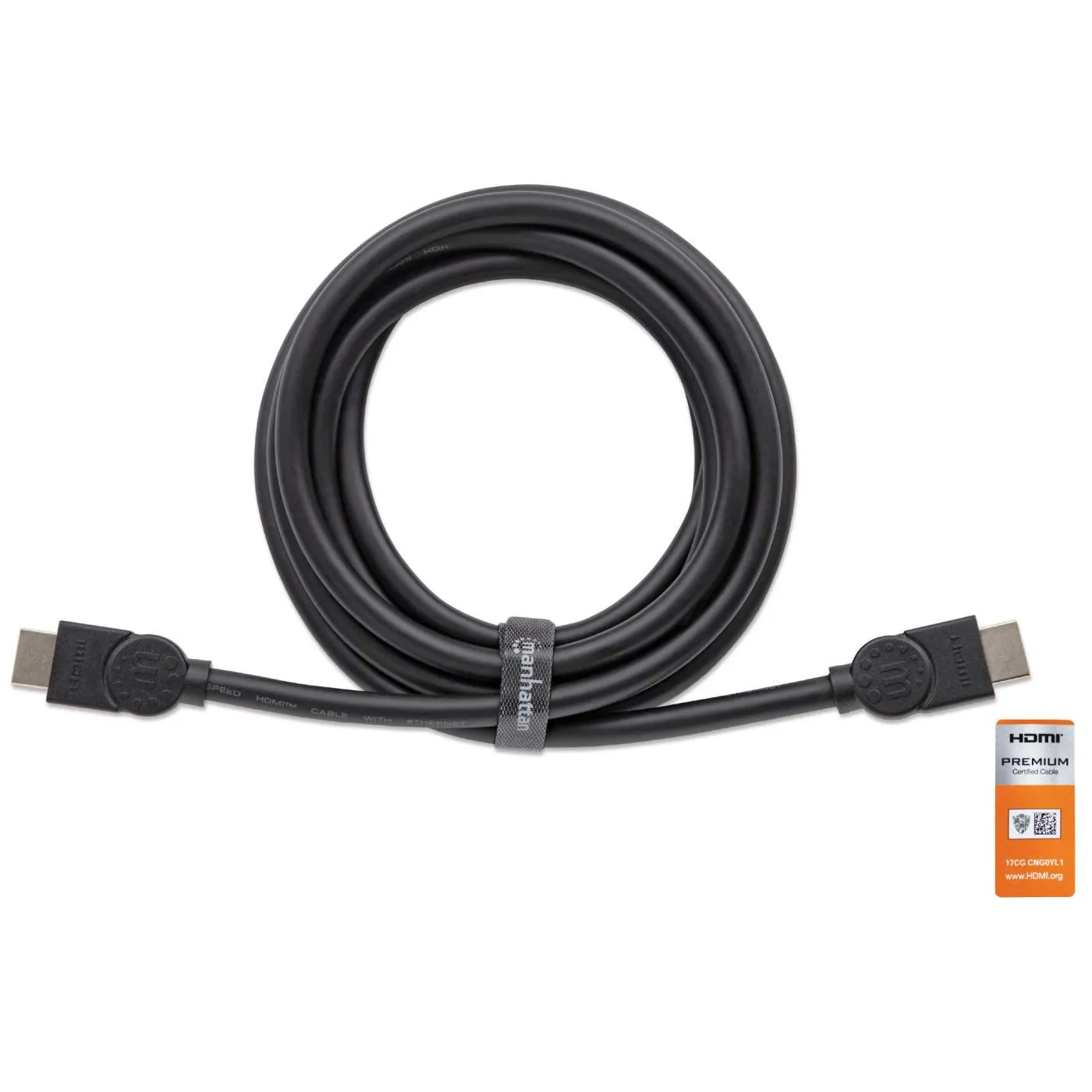 Manhattan Premium Cavo HDMI 1 m 4K@60Hz con Ethernet