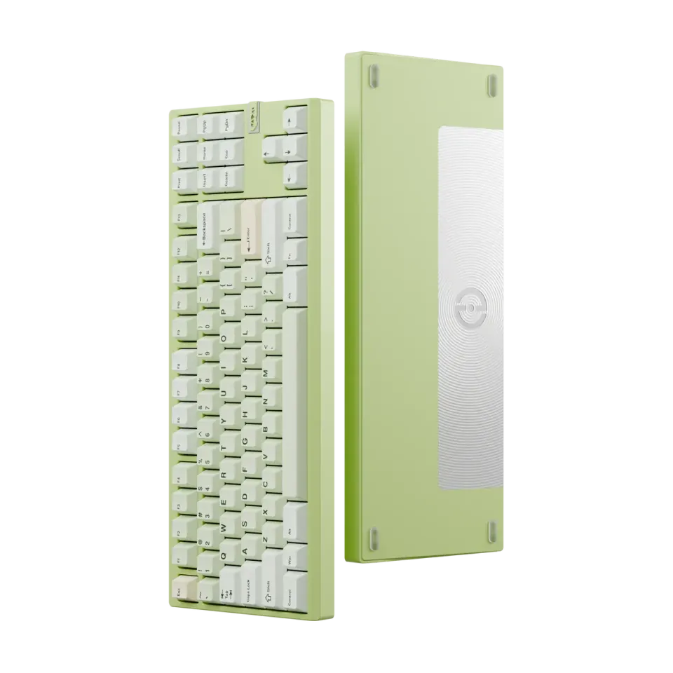 Chilkey ND TKL Milky Green tastiera meccanica tri-mode 87 tasti
