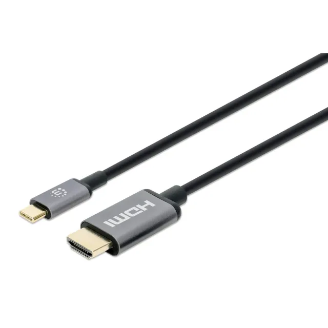 Manhattan USB-C HDMI cavo adattatore 2m 4K nero