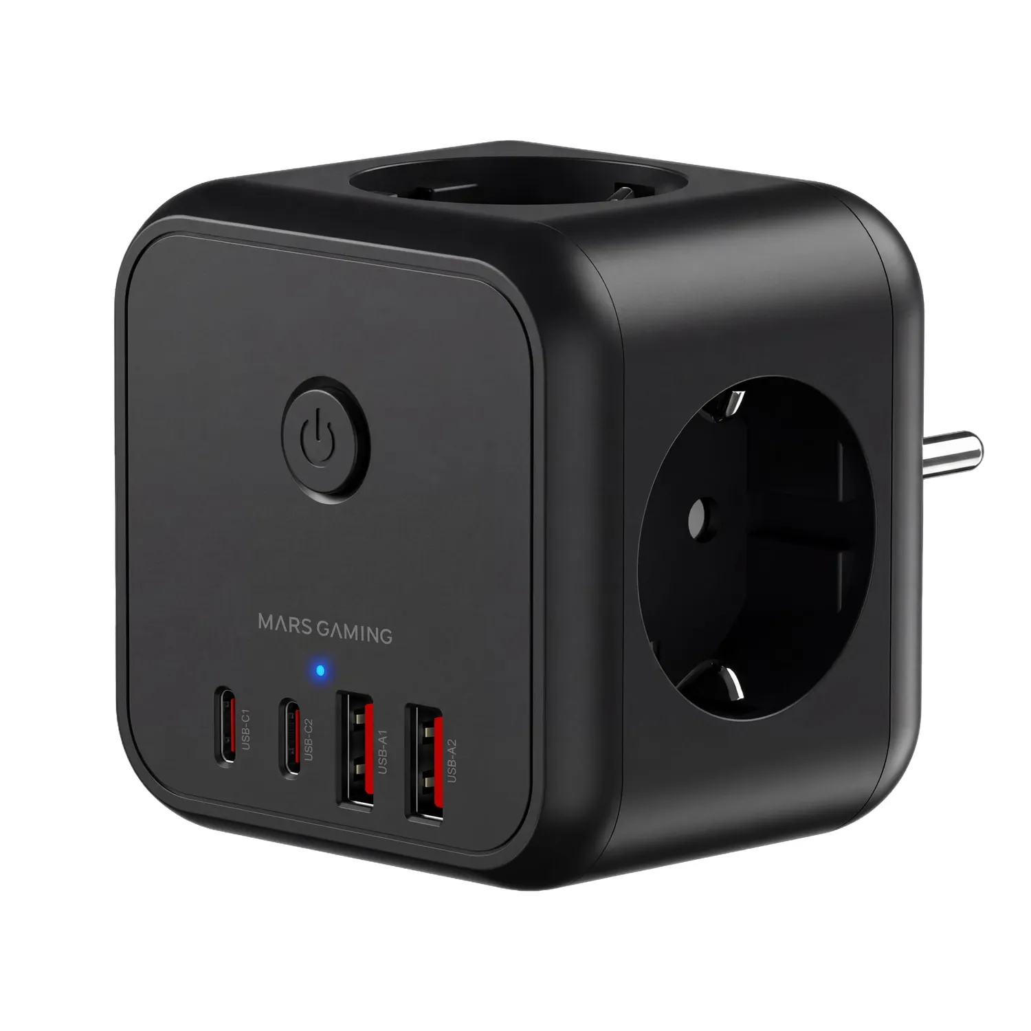 Mars Gaming MD-CUBE35 multipresa cubo nero PD 35W